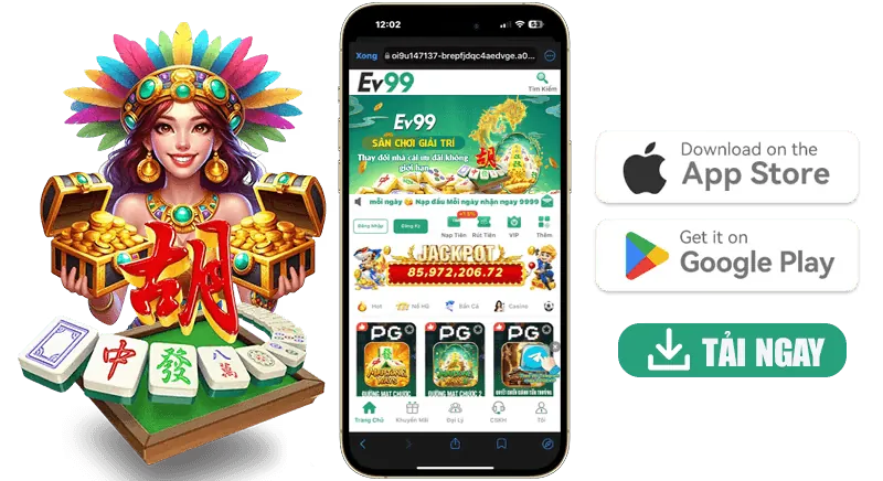 Điện thoại Android hiển thị mã QR và nút tải xuống ứng dụng 188bey